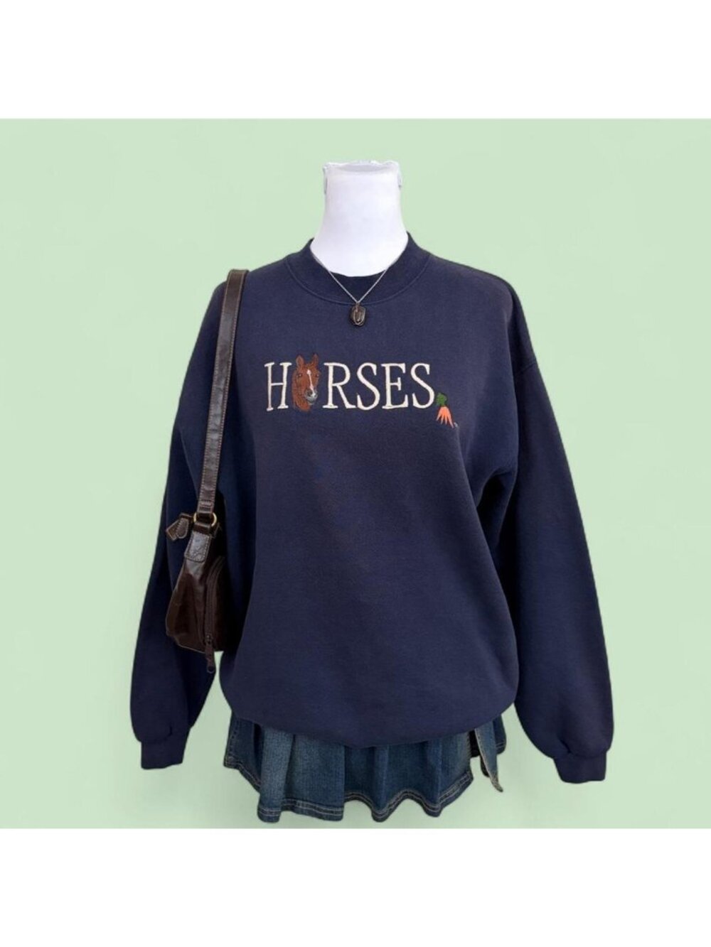 90s horse western sweatshirt